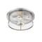 Z-Lite Savannah 2 Light Flush Mount, Brushed Nickel & Clear 462F14-BN - alternate 5